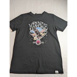 Kid Dangerous Yosemite Eagle Rose Graphic T Shirt Kids Large L 12 14 Black